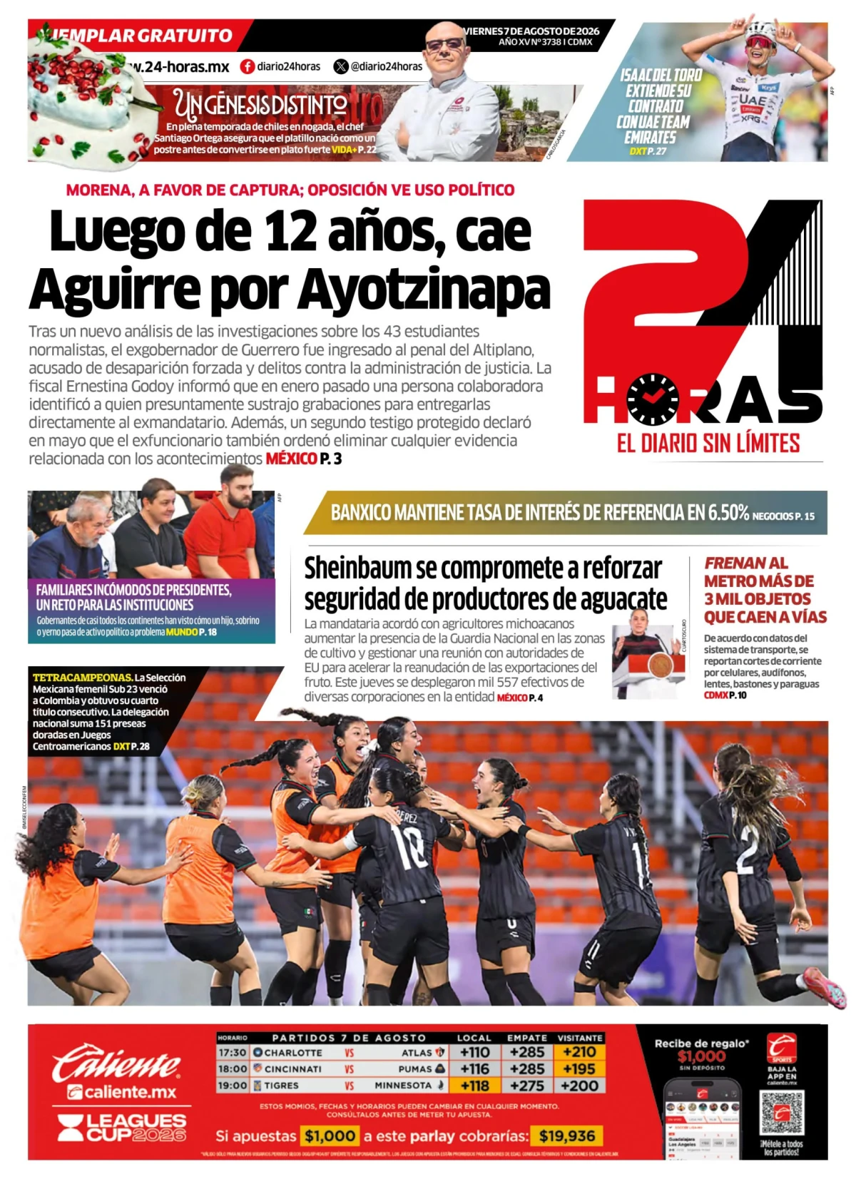Portada de 24 Horas