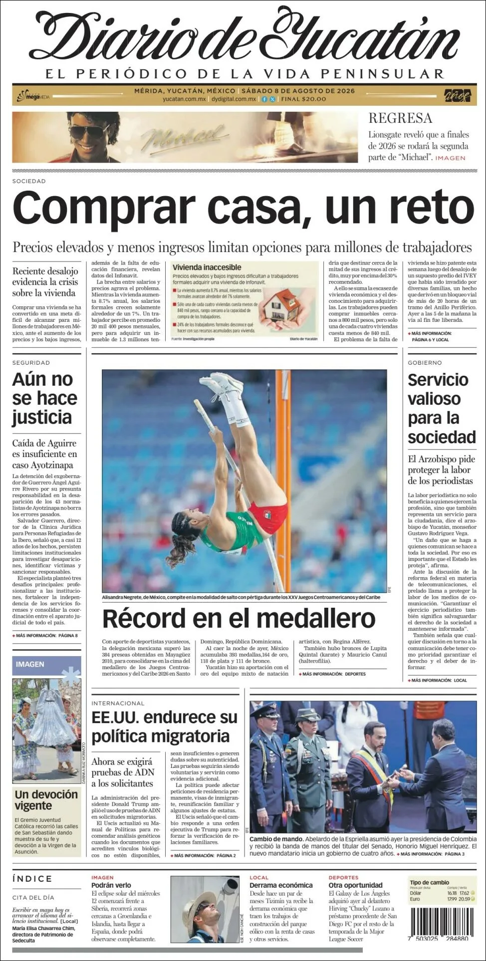 Portada de Diario de Yucatán