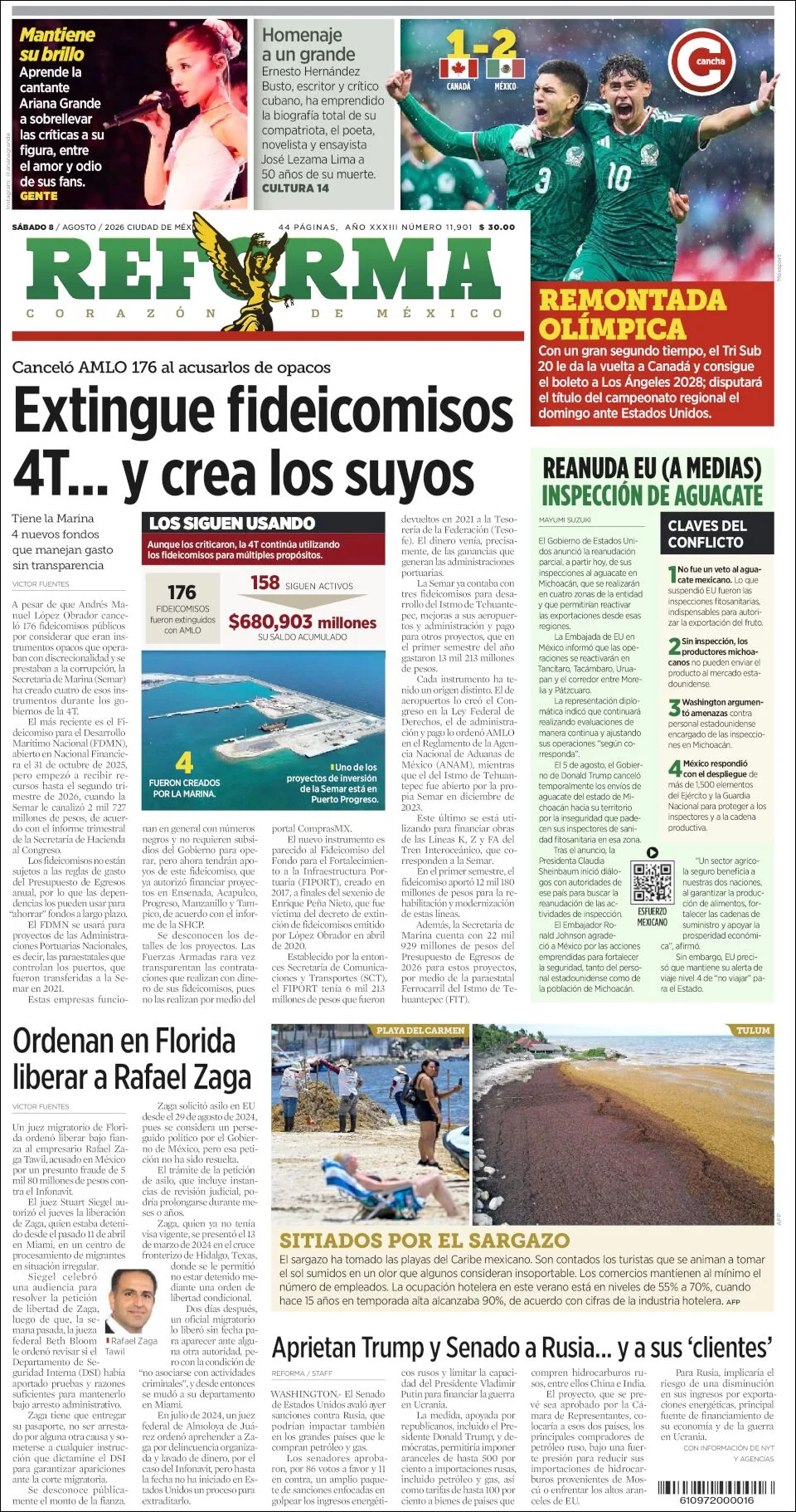 Portada de Reforma