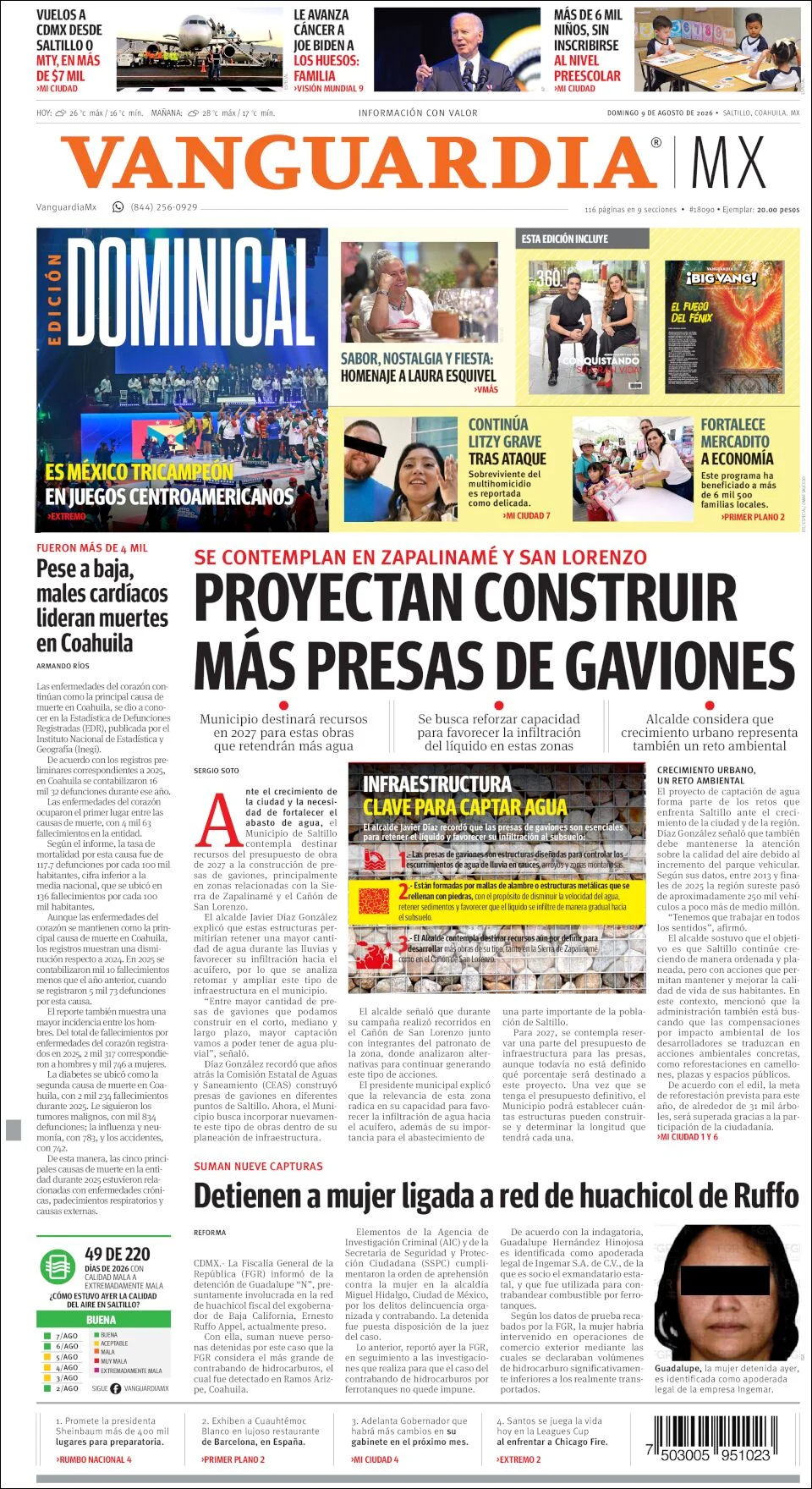 Portada de Vanguardia