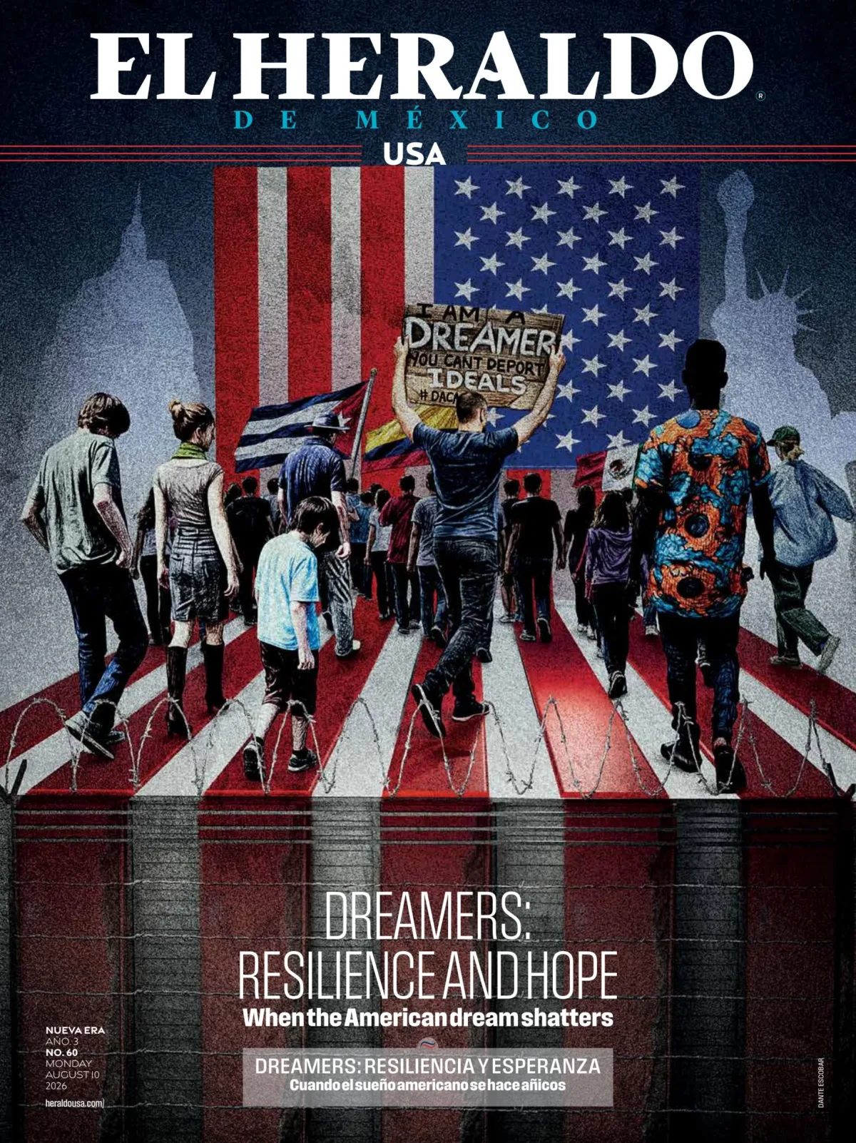 Portada de El Heraldo USA