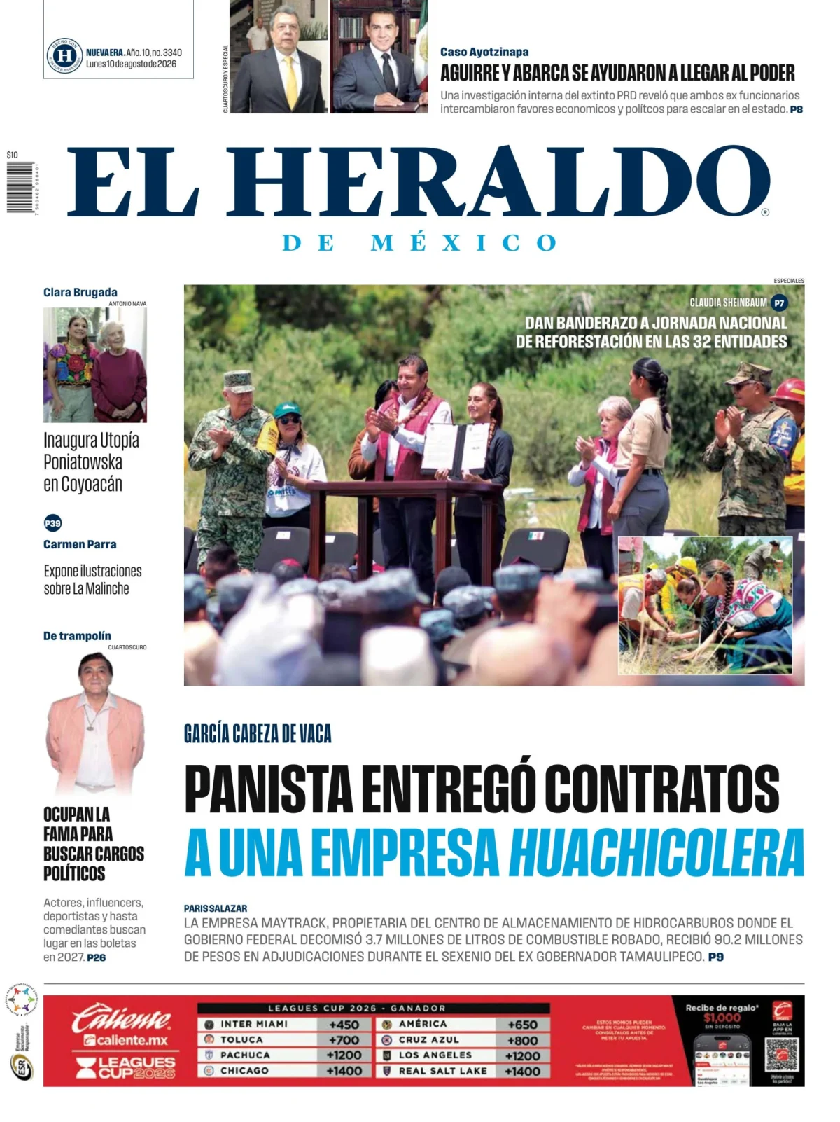 Portada de El Heraldo de Mexico