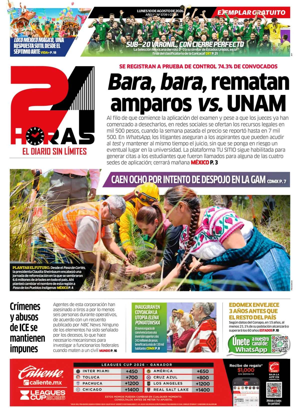 Portada de 24 Horas