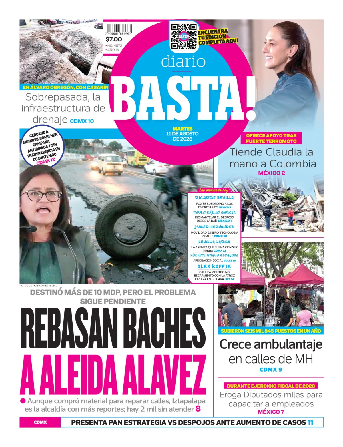 Portada de Basta! (portada)