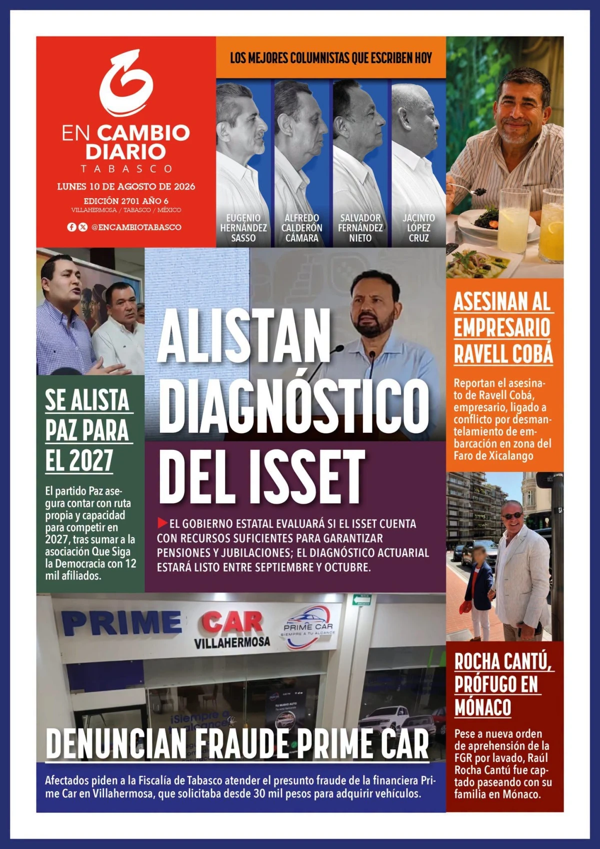 Portada de En Cambio - Tabasco (portada)