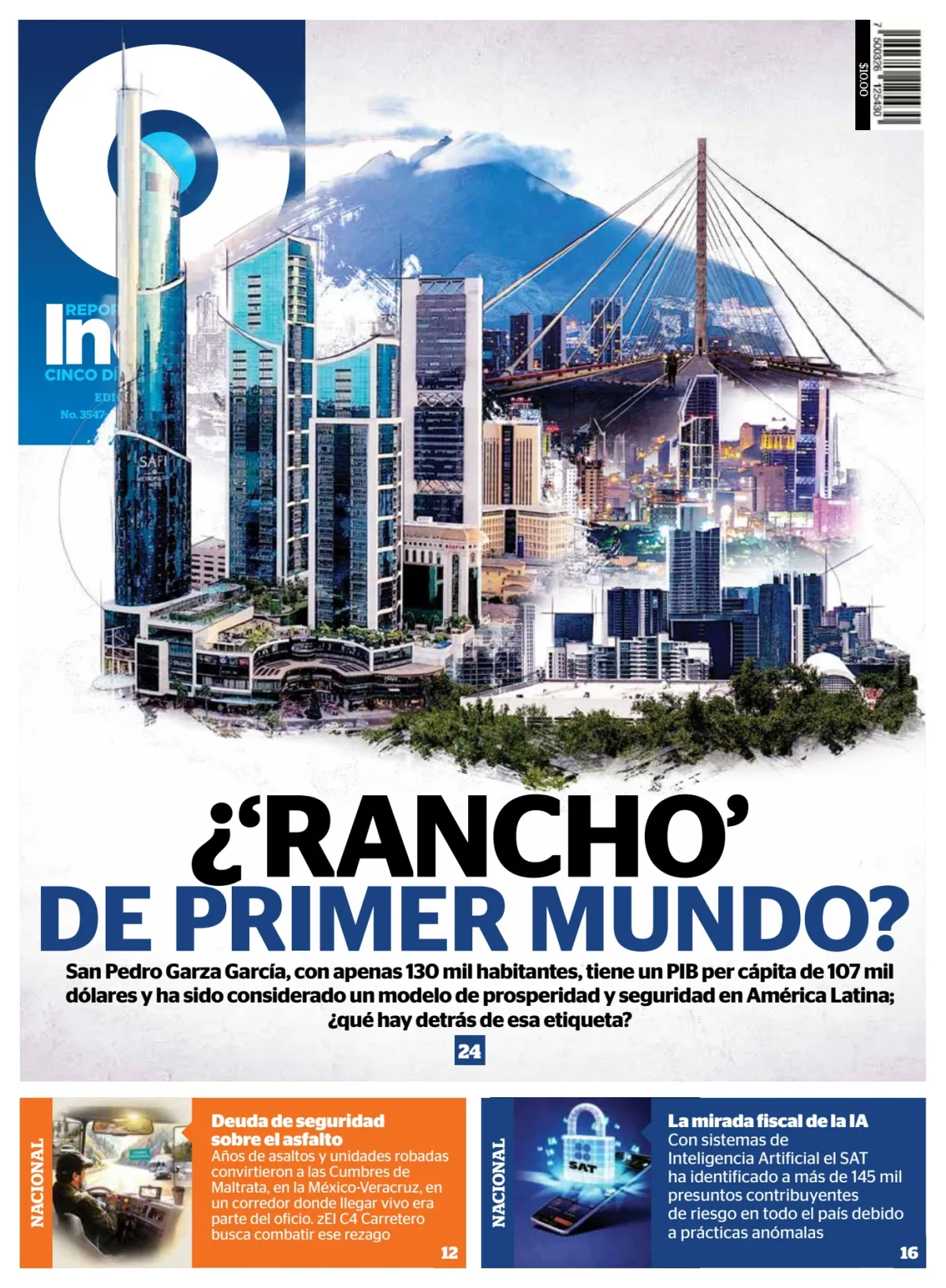 Portada de Reporte Indigo Monterrey del jueves, 27 de agosto de 2026