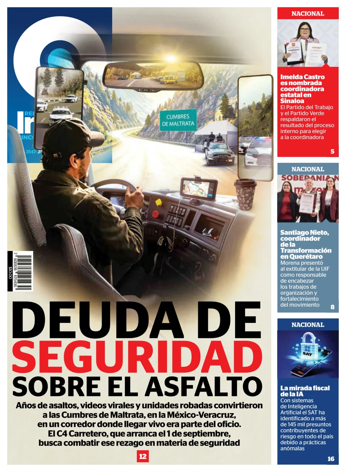 Portada de Reporte Indigo Guadalajara del jueves, 27 de agosto de 2026