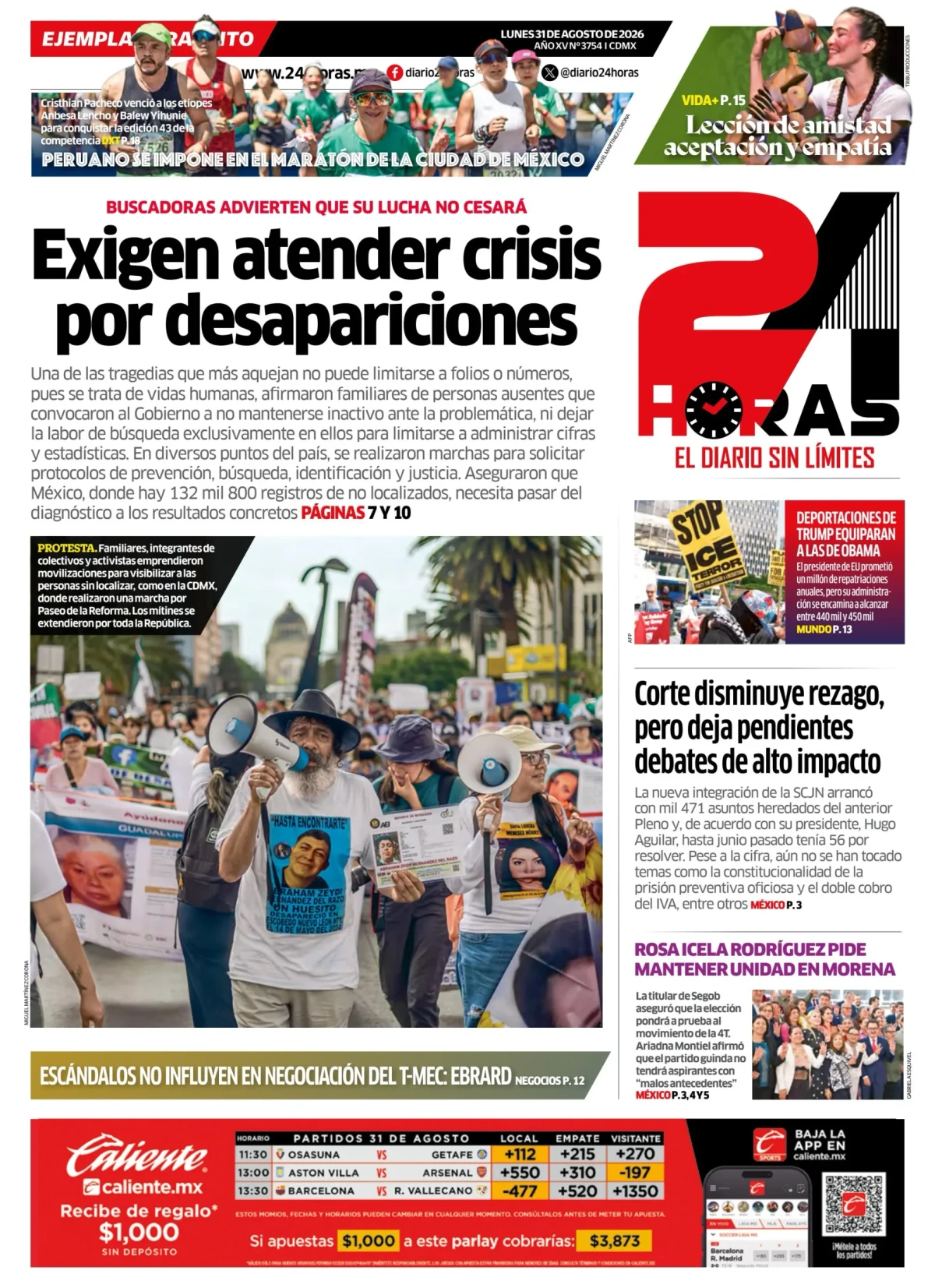 Portada de 24 Horas