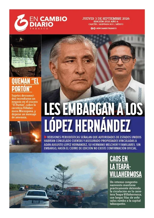 Portada de En Cambio - Quintana Roo (contraportada)