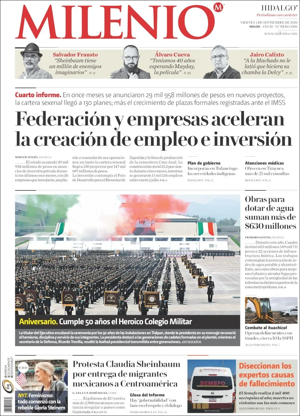 Portada de Milenio Hidalgo