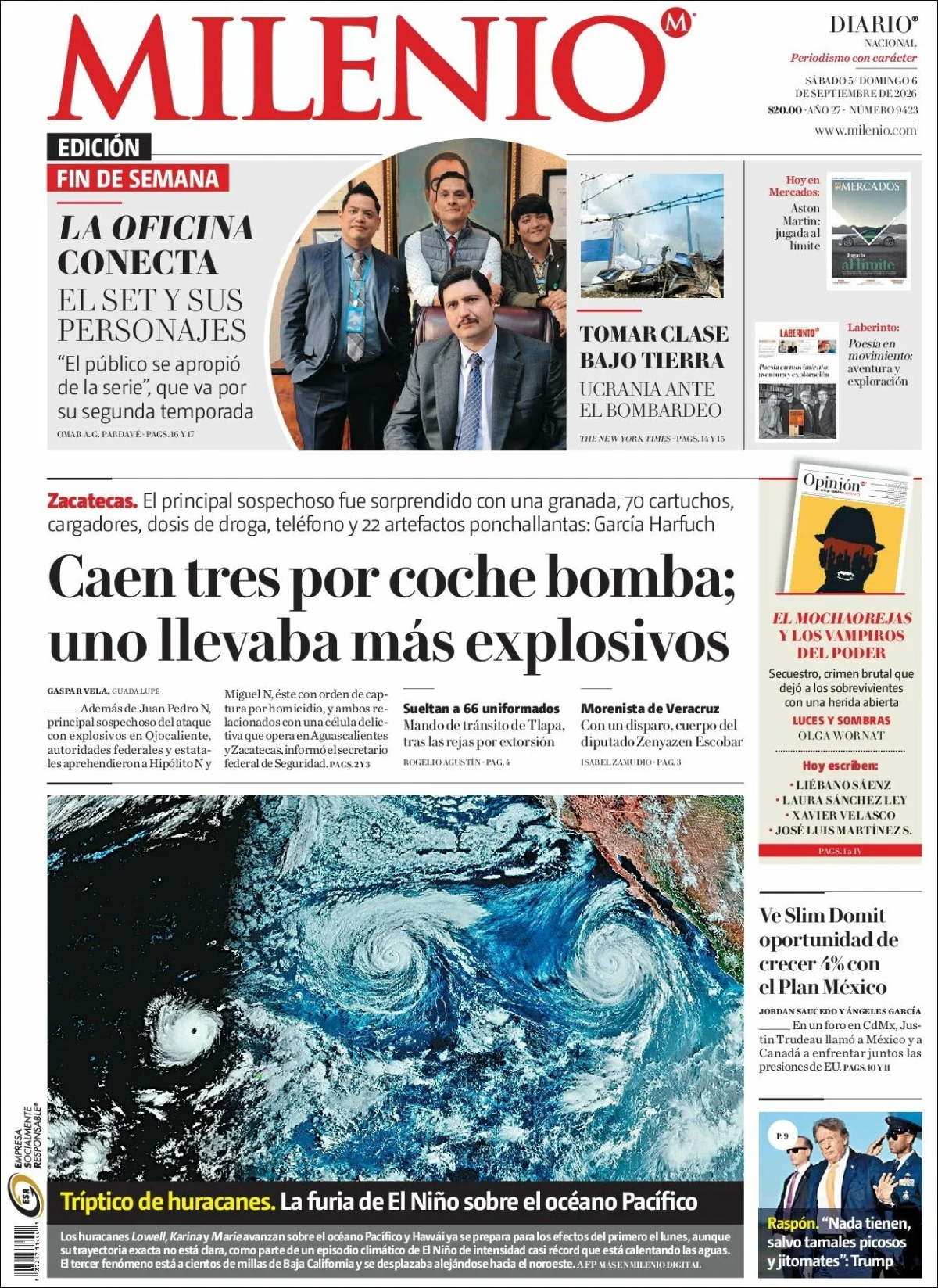 Portada de Milenio