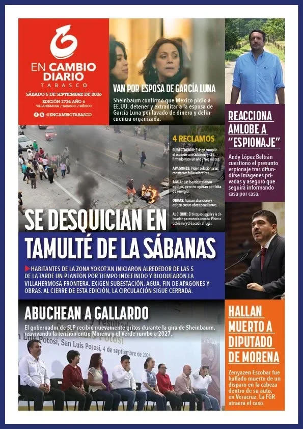 Portada de En Cambio - Tabasco (contraportada)