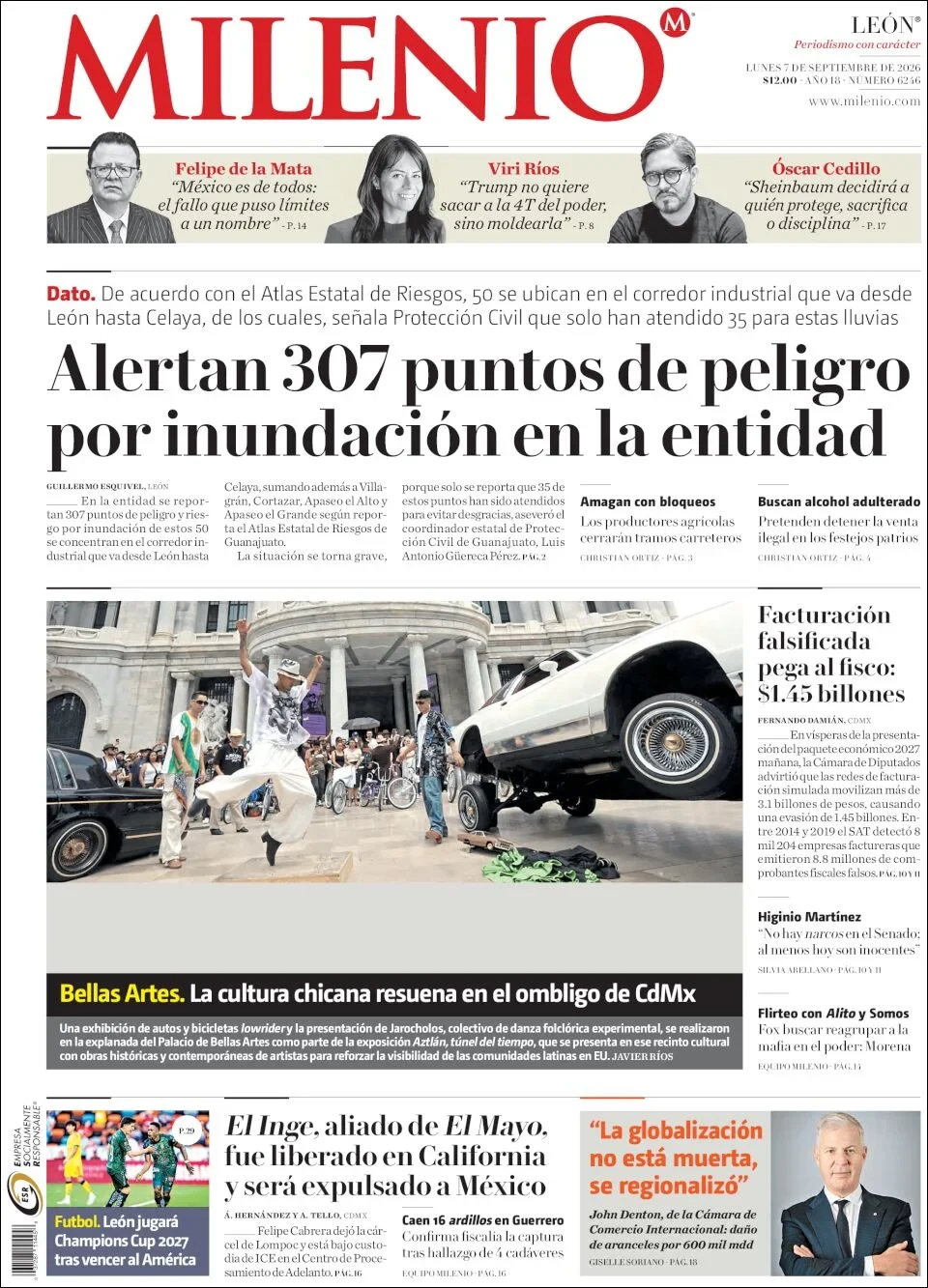 Portada de Milenio Leon