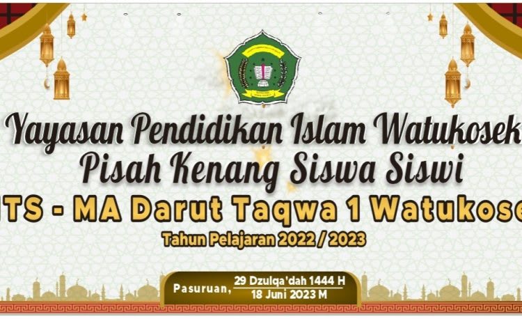 KEGIATAN PISAH KENANG SISWA SISWI MTs –MA DARUT TAQWA 1 WATUKOSEK