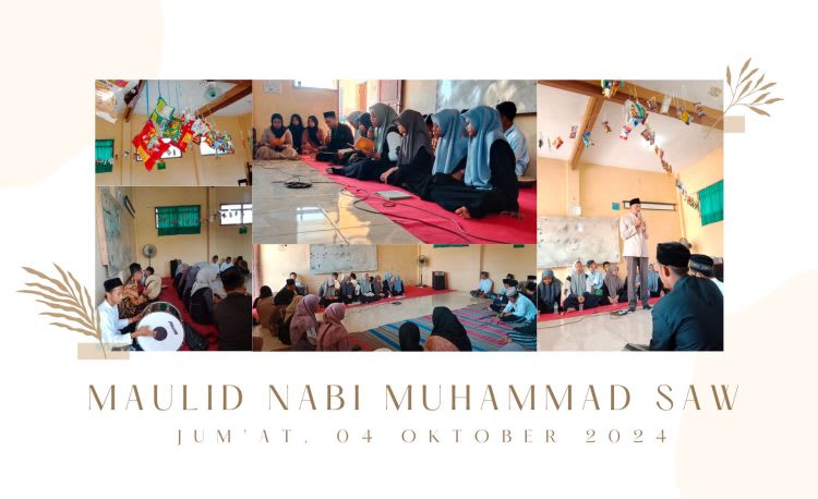 Kegiatan Maulid Nabi SAW di MTs. Darut Taqwa 1 Watukosek