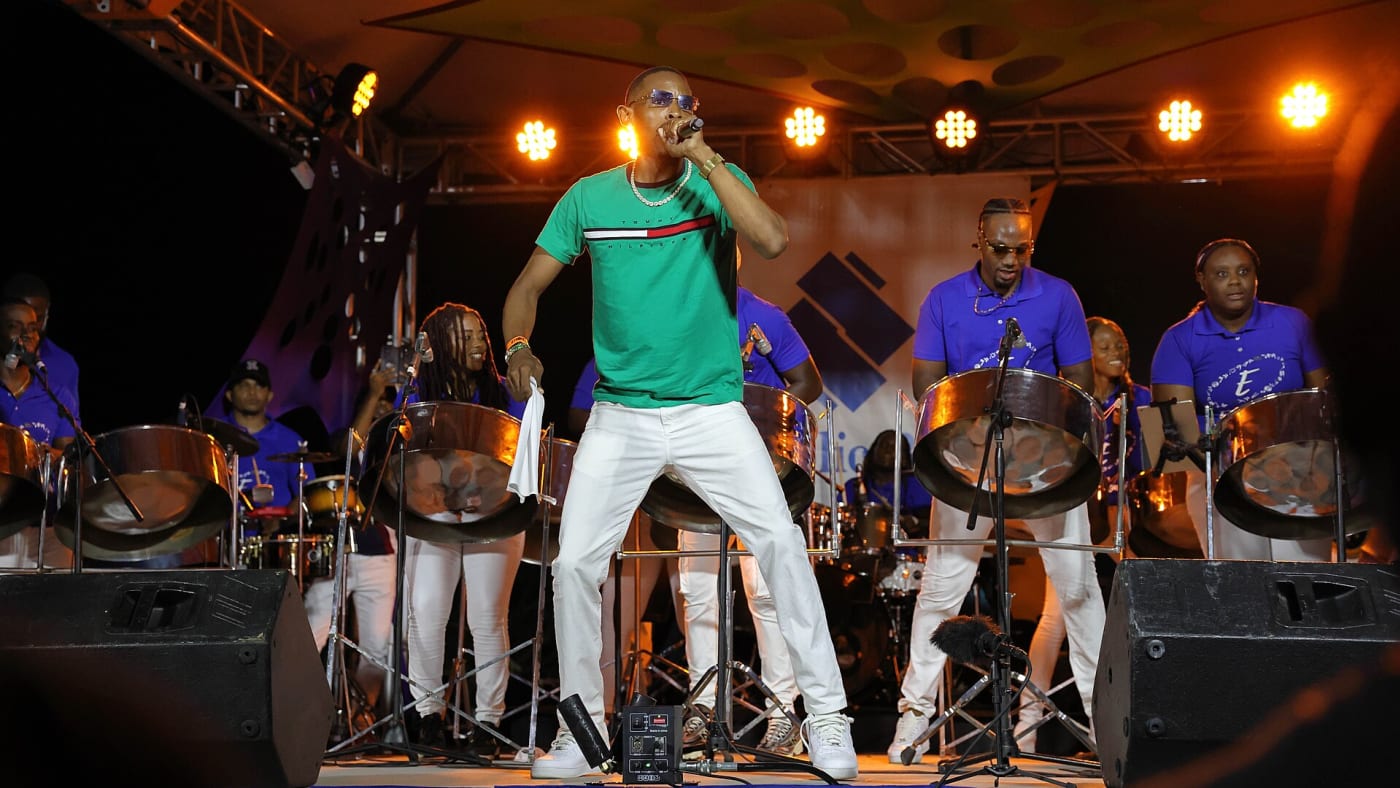 Brucelee Almightee performing at Crop Over in Barbados
