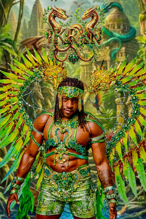 Chocolate Nation Ikran costume 4