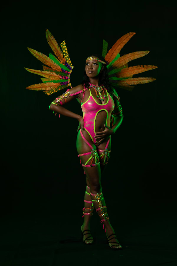 Xpressionz Carnival Band Sunset Glow costume 5