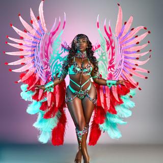 Freaks Mas Aurora costume, Miami Carnival 2025
