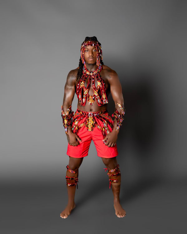 One Island Band The Lock costume, Miami Carnival 2025
