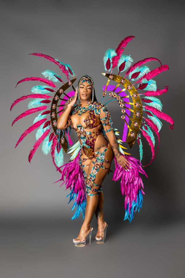 One Island Band Portrait Of A Woman costume, Miami Carnival 2025