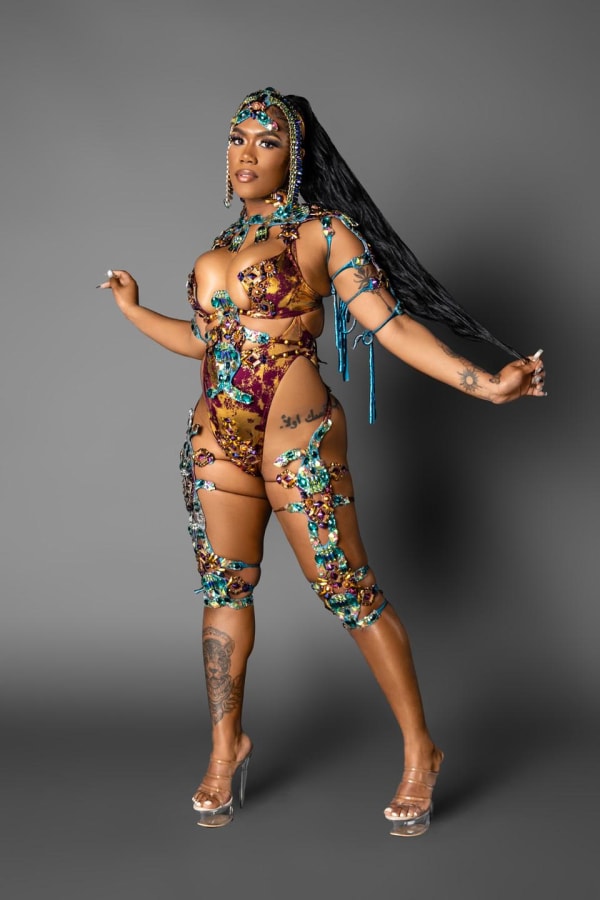 One Island Band Portrait Of A Woman costume, Miami Carnival 2025