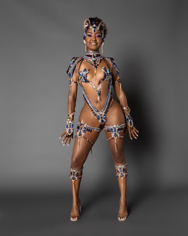 One Island Band Monzon Lion costume, Miami Carnival 2025