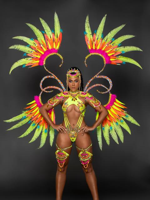One Island Band Lacemaker costume, Miami Carnival 2025