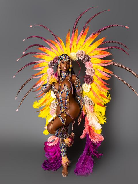 One Island Band Mademoiselle costume, Miami Carnival 2025