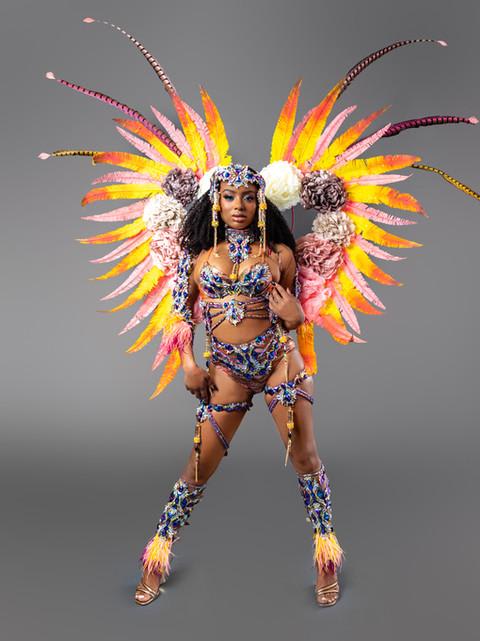 One Island Band Mademoiselle costume, Miami Carnival 2025