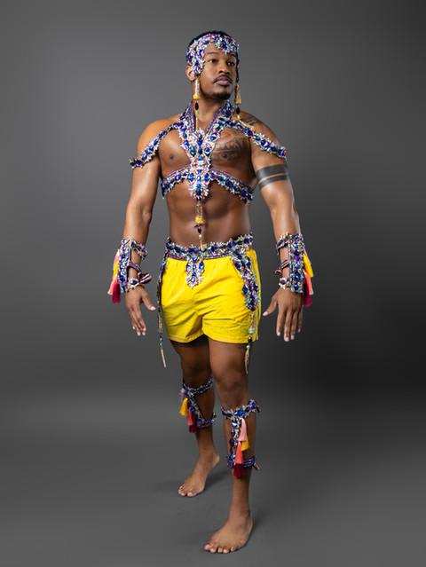 One Island Band Mademoiselle costume, Miami Carnival 2025