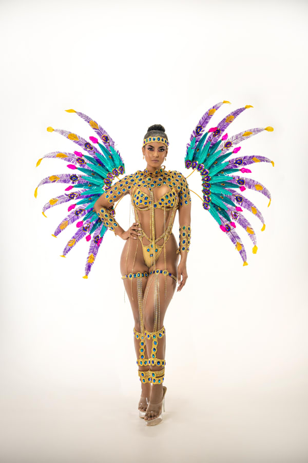 One Island Band Mona Lisa costume, Miami Carnival 2025