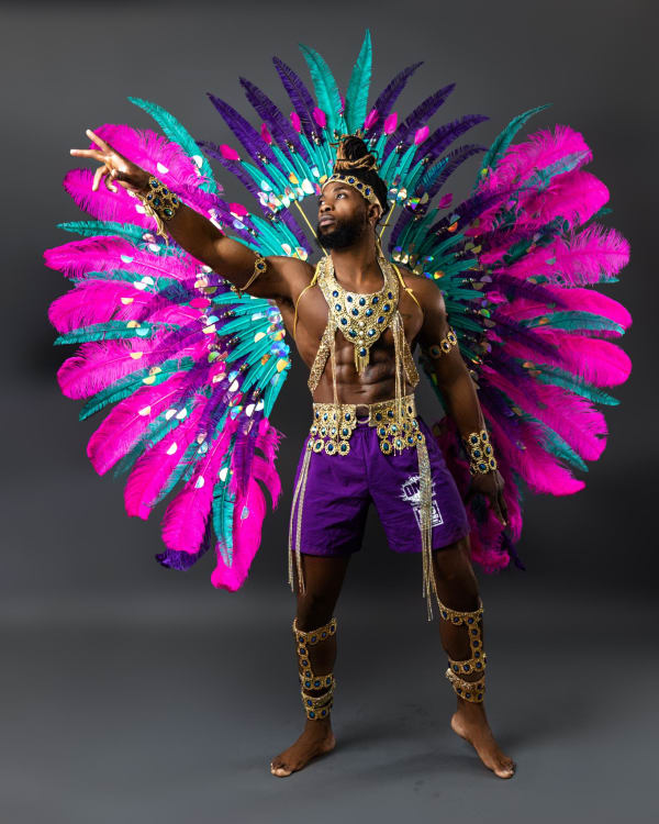 One Island Band Mona Lisa costume, Miami Carnival 2025