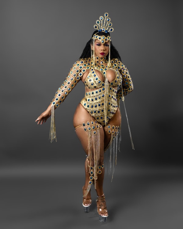 One Island Band Mona Lisa costume, Miami Carnival 2025