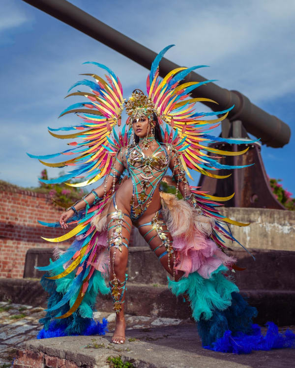 Yard Mas Lost City costume, Jamaica Carnival 2025