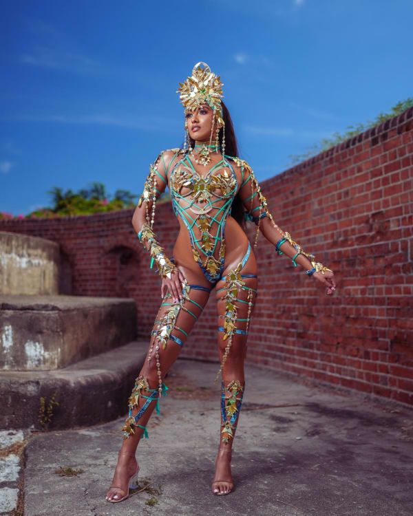 Yard Mas Lost City costume, Jamaica Carnival 2025