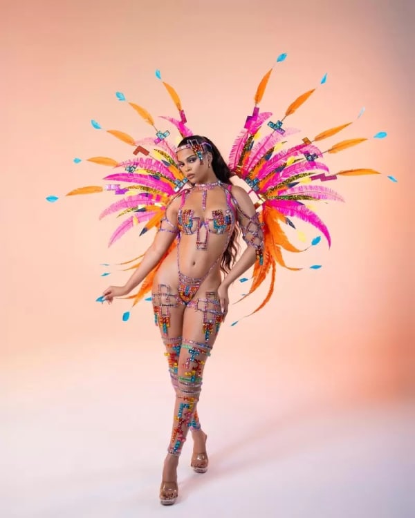 Fuzion Mas Vega costume, Saint Lucia Carnival 2025