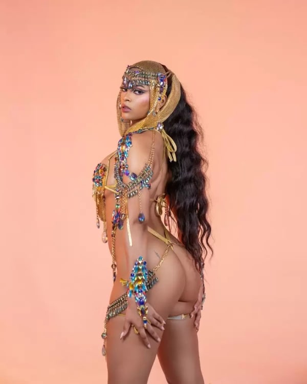 Fuzion Mas Zahra costume, Saint Lucia Carnival 2025
