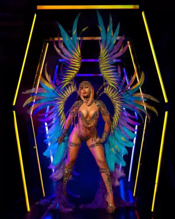 Fuzion Mas Zahra costume, Saint Lucia Carnival 2025