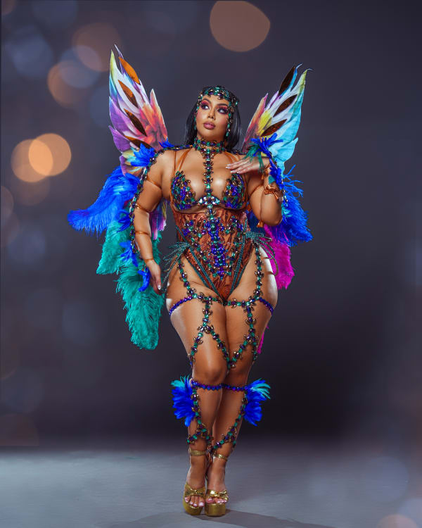 Legends X-Legendary costume, Saint Lucia Carnival 2025