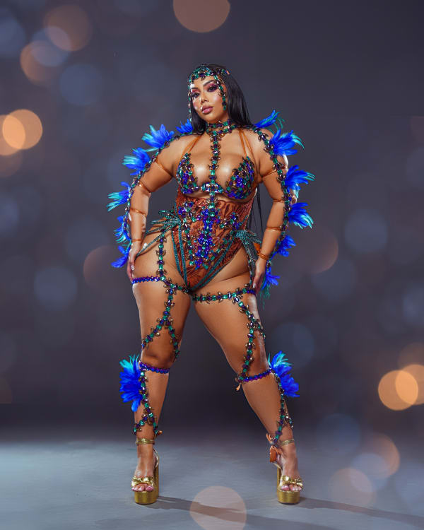 Legends X-Legendary costume, Saint Lucia Carnival 2025