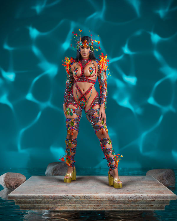 Legends Soca Calypso costume, Saint Lucia Carnival 2025