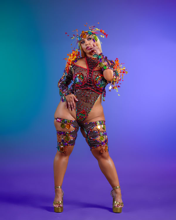 Legends Soca Calypso costume, Saint Lucia Carnival 2025