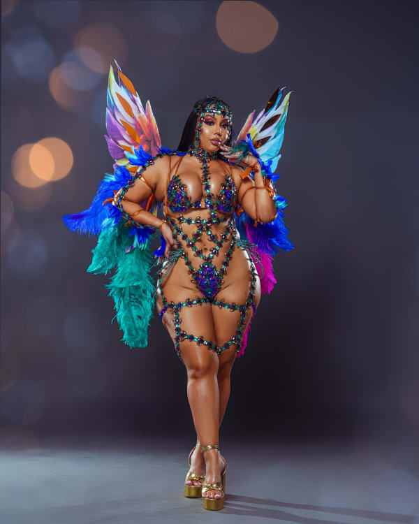 Legends X-Legendary costume, Saint Lucia Carnival 2025