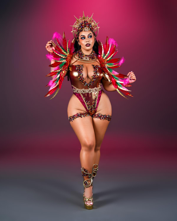 Aura Valkyrie costume, Crop Over 2025
