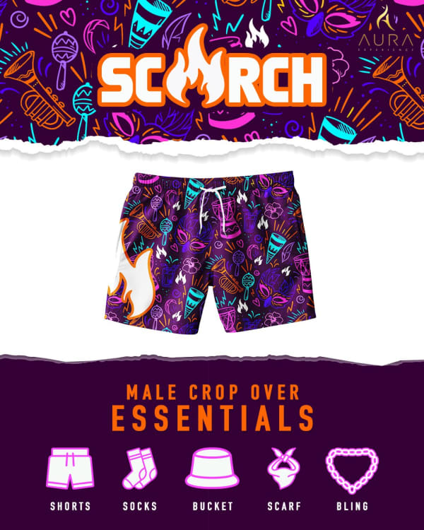 Aura Scorched Lands costume, Crop Over 2025