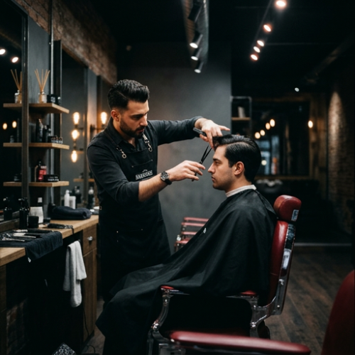 Menβs haircut