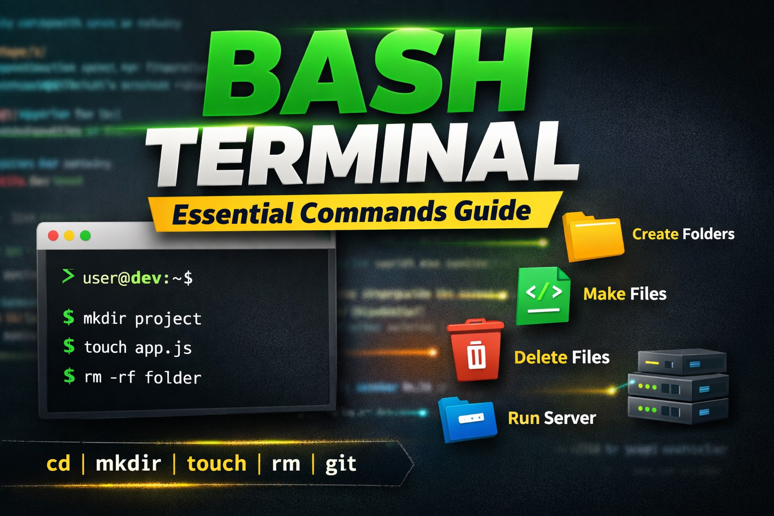 Bash Terminal Cheat Sheet
