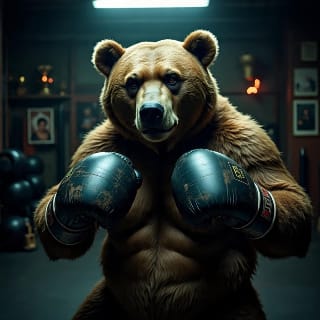 Bear Black Gloves (The Bear Club)