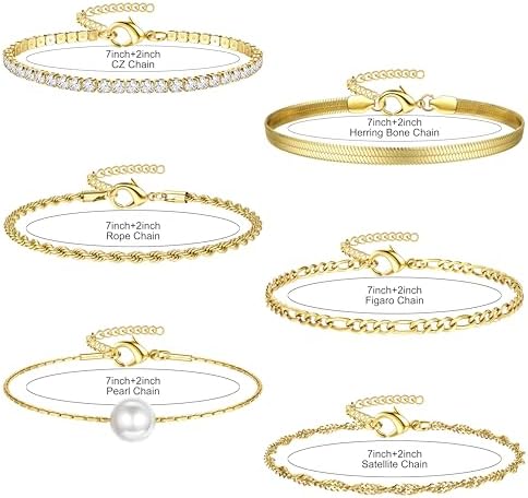 Vue 2 de Pcs Bracelets De Chaine